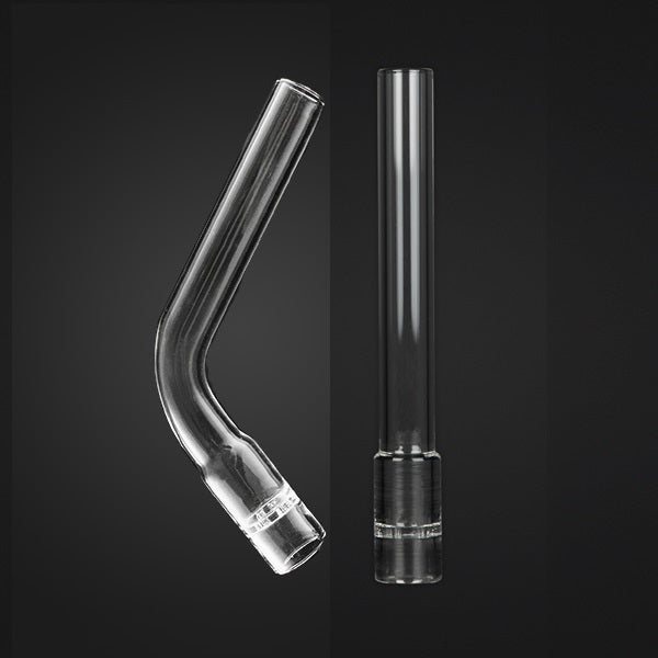 Replacement Solo Glass Aroma Tube Straight & Curved Glass Stem Mouthpiece Tube