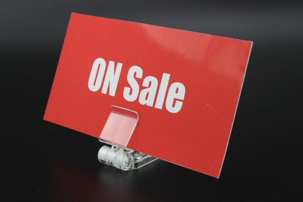 20pcs Plastic magnetic refrigerator label clip sign clip card price tag holder snap magnetic clamp furniture accessory