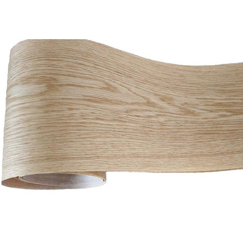 L:2.5Meters-pcs Wide:200mm Thickness:0.2mm Natural white oak veneer pattern speaker furniture veneers