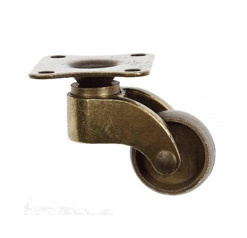 4PCS-LOT Wheel Diameter:26mm Antique Bronze Vintage European Furniture Casters Mute Pulley Sofa Universal