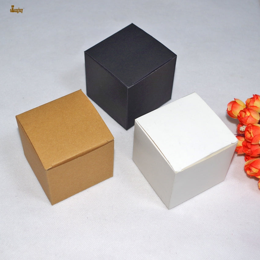 Cinta Aislante 50pcs-lot 7x7x7cm Cute Small Kraft Paper Packaging Box Diy Lipstick Perfume Essential Oil Bottle Boxes for Valve Tubes Too