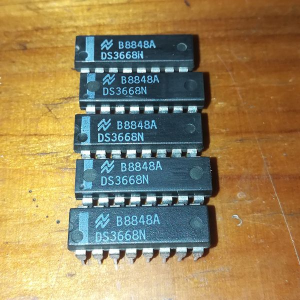 DS3668N . DS3668 . PDIP16 - dual in-line 16 pins plastic package - buffered or reverse PRPHL driver Chips Components Integrated circuits ICs