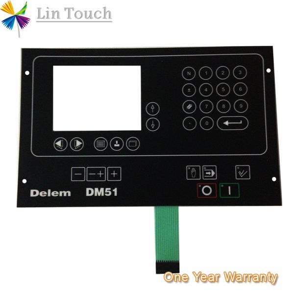 NEW DELEM DM-51 DM51 DM 51 HMI PLC Membrane Switch keypad keyboard Used to repair the machine with the keypad