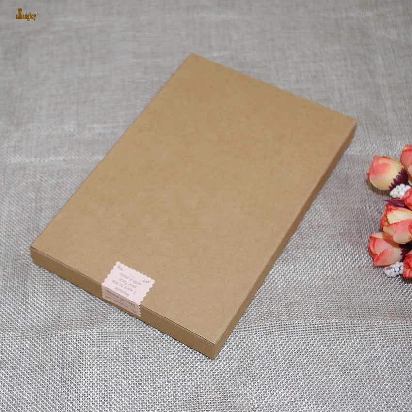 real cinta aislante 20pcs lot 12x18x2cm kraft paper cosmetics packing box for face mask craft cards postcard gift packaging bags