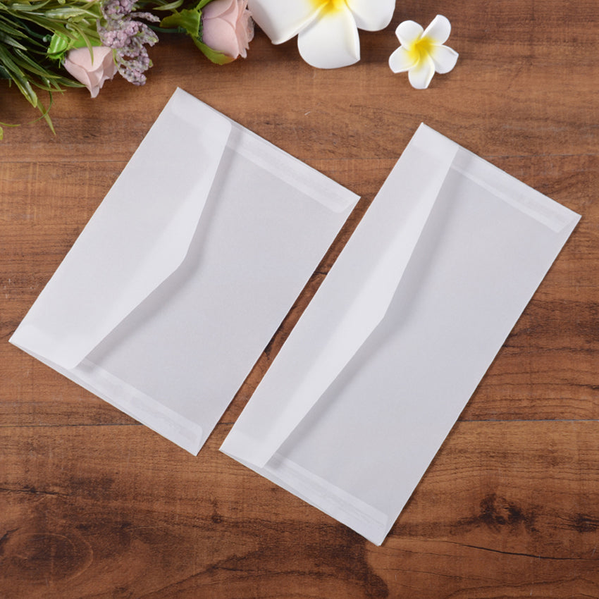 50Pcs-lot 23x16cm translucent mailer- envelope DIY parchment paper envelopes for Wedding Party Invitation Card Envelopes