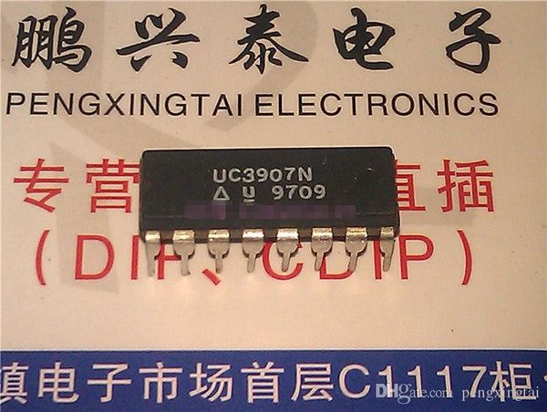 UC3907N . dual in-line 16 pin dip package . Electronics parts - UC3907 , PDIP16 - IC