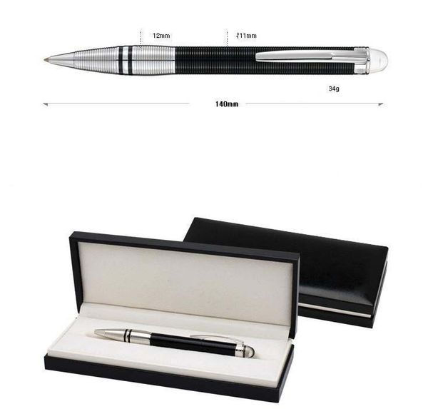 wholesale Crystal on Top Rollerball Pen Black and Sier Circle Cove Office M Pens with series number