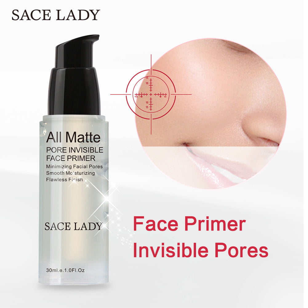 Minimizing Facial Pore Foundation Primer Mattifying Pore Minimizing Primer Smooth Fine Lines Oil-control Face Makeup Primer Gel 30ml