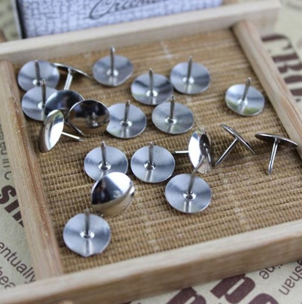 Silver Steel Thumb Tacks push pin for Office, DIY, Hanging Memos and Pictures Box of 400 pcs
