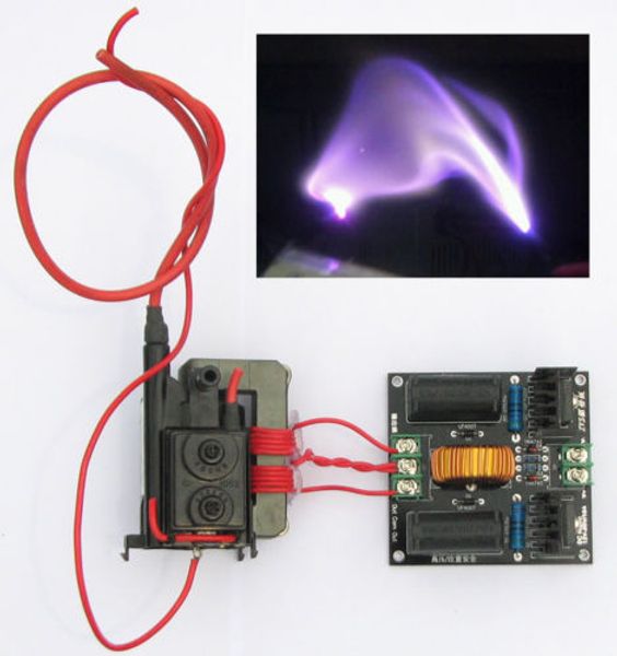 Freeshipping New ZVS boost voltage -SGTC -Marx generator-Jacob&#039;s ladder+ignition