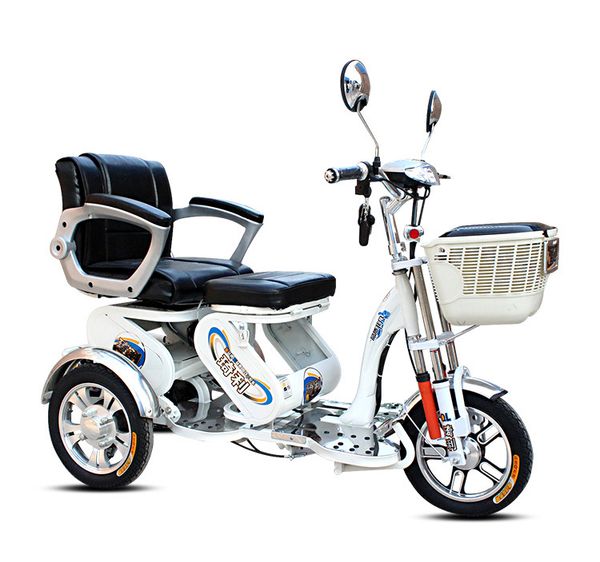 Factory wholesale new design 48v 550w rotatable seat powerful motor three wheel electric scooter handicapped scooter