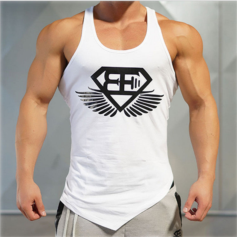 Mens Tanks Tops Vest Men Stringer Bodybuilding Muscle Shirt Cotton Sweatshirt mens Body Engineers Plus Size