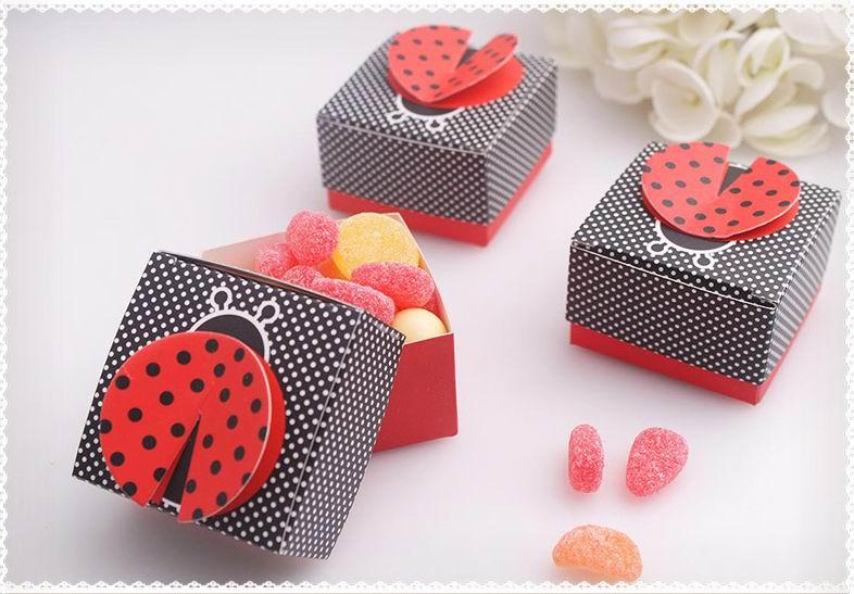 Baby Shower Favor Holders Candy Chocolate Box Baby Birthday Party Gift Boxes Decoration