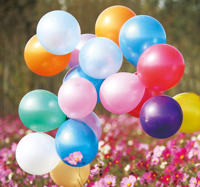 Party Decoration 12 inch quality latex round korean balloon dot blooms candy color birthday wedding propose party home decorating balloons