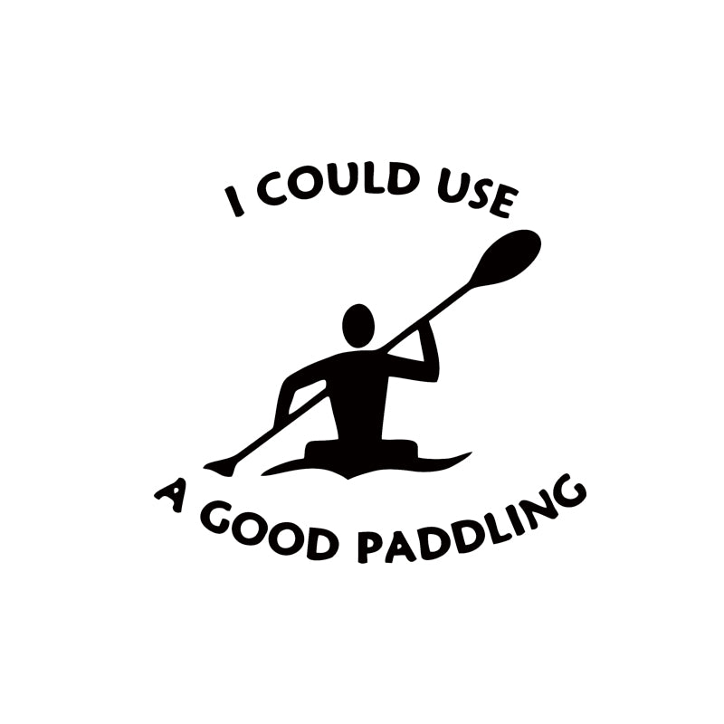 2017 Hot Sale Car Stying Good Paddling Kayaker Decal Kayaking Sticker Kayak Car Decorative Jdm
