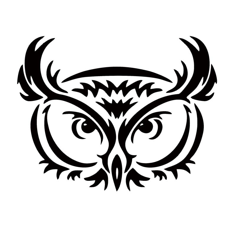 Hot Sale For Owl Tribal Vinyl Graphic Decal Car Window Car Styling Sticker Funny Accessories Decor