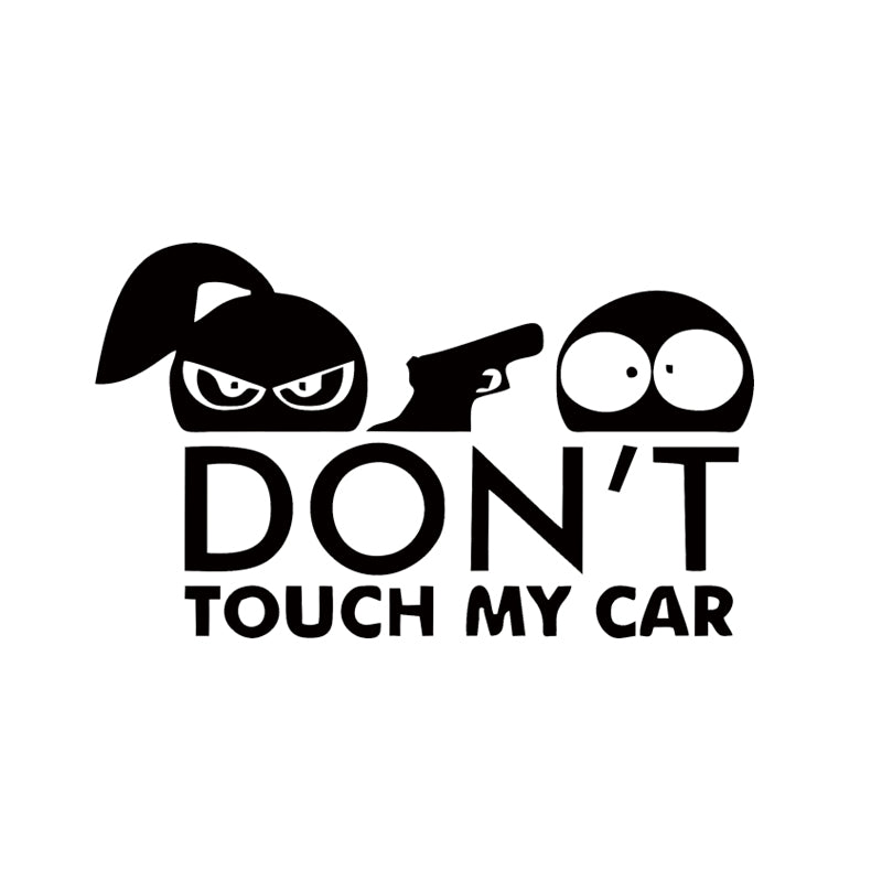 Hot Sale Cool Graphics Don&#039;t Touch My Car Vinyl Decal Sticker Car Window Personality Style Funny Jdm