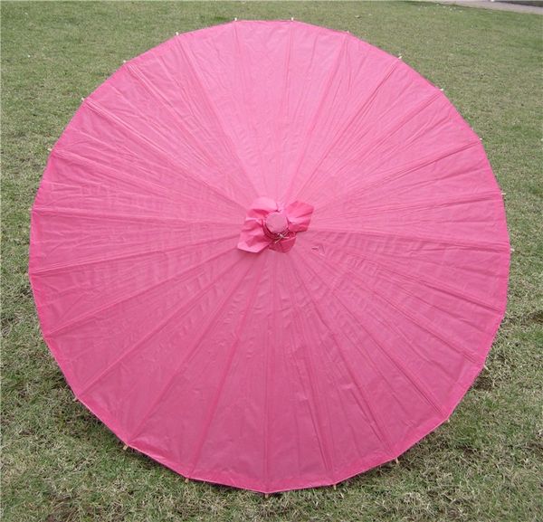 New solid color paper parasol Fancy bridal wedding parasols Diameter 23.6 inches 9 colors available