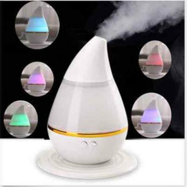 2W USB Ultrasonic Aroma Humidifier Air Essential Oil Diffuser Humdifier With LED Light Purifier Atomizer For Home Office SPA Humidificador D