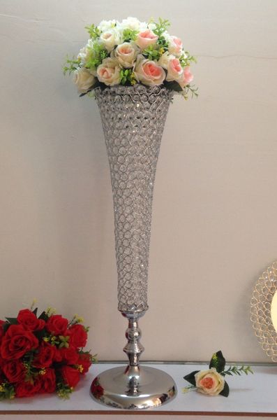 flower pot wedding decorations crystal tall 456 glass vase for flower arrangements