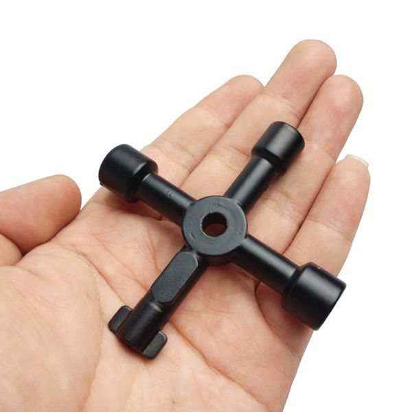 Universal Cross KEY Triangle KEY for Train Electrical Elevator Cabinet Valve Alloy Triangle-Square