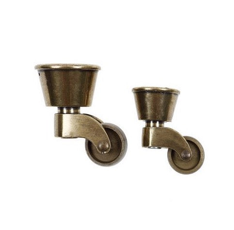 4pcs-lot Wheel Diameter:28mm Antique Bronze Vintage European furniture Casters mute pulley