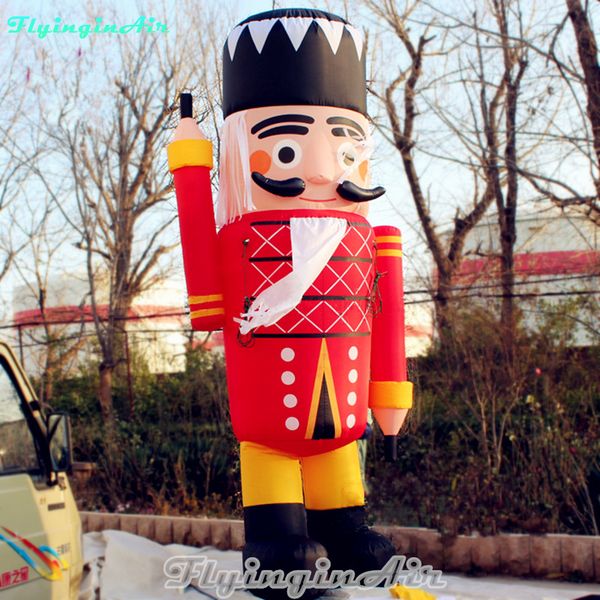 wholesale 2m-4m Mall-Outdoor Red Hanging-Ground The Inflatable Nutcracker