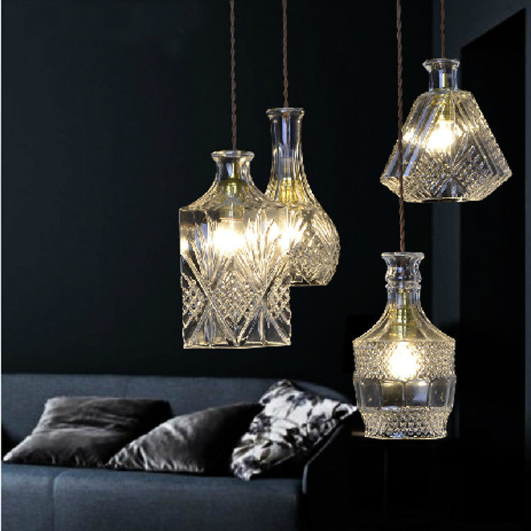 vintage bar pendant lamp Colorful Pendant Lamp Modern Vintage Edison Bulbs Bar Restaurant Bedrooms dining room glass modern pendant lamp