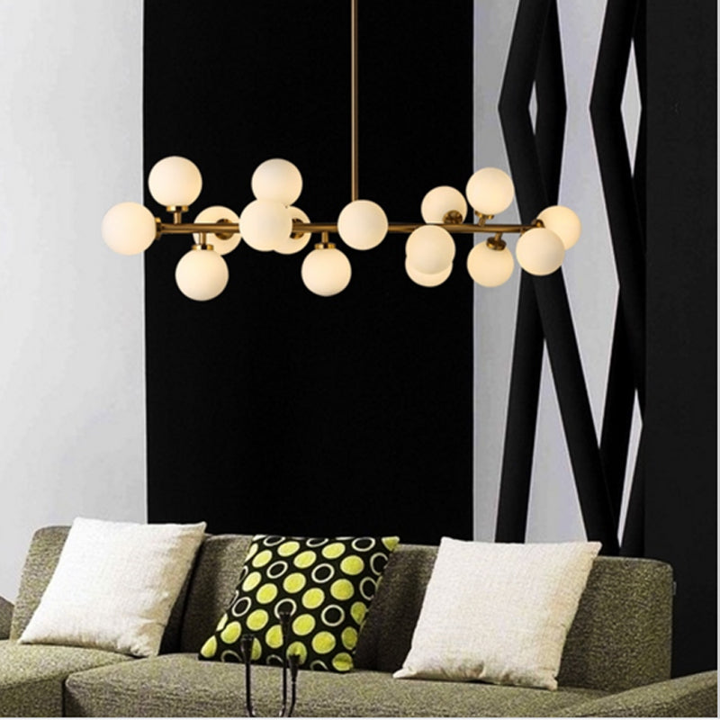 bubble glass ball pendant lamp magic bean lighting restaurant pendant light Nordic clothing decoration Living Room bedroom office Lamps