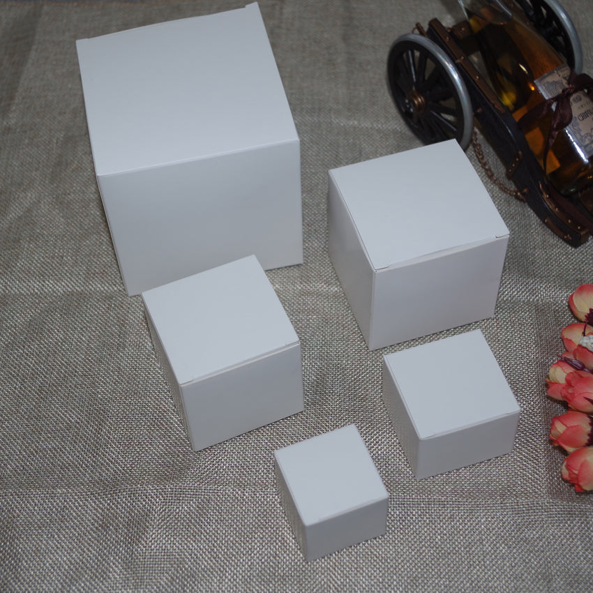 cinta aislante 50pcs lot 10x10x714cm cute small cream jewelry box cosmetics packing boxes handmade soap perfect white paper packaging
