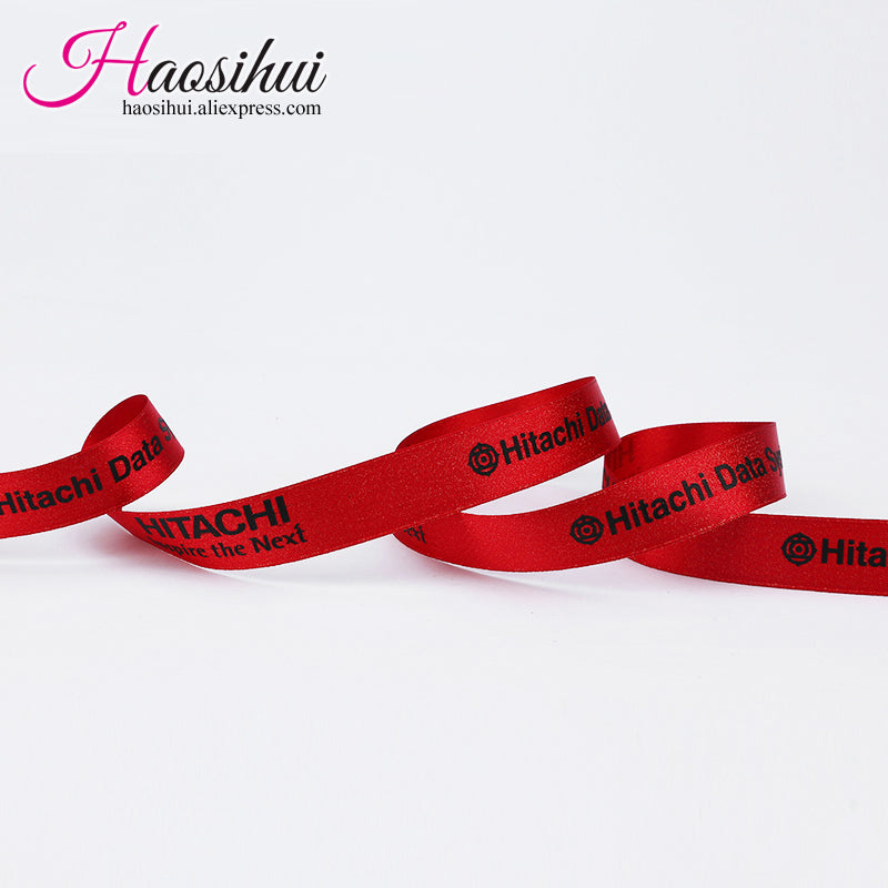 7-8&#039;&#039;(23mm)Personalized Gifts Boxes Decoration Flower Bunch Decor Printing Names and Logos Glitter ribbon 100yards-lot