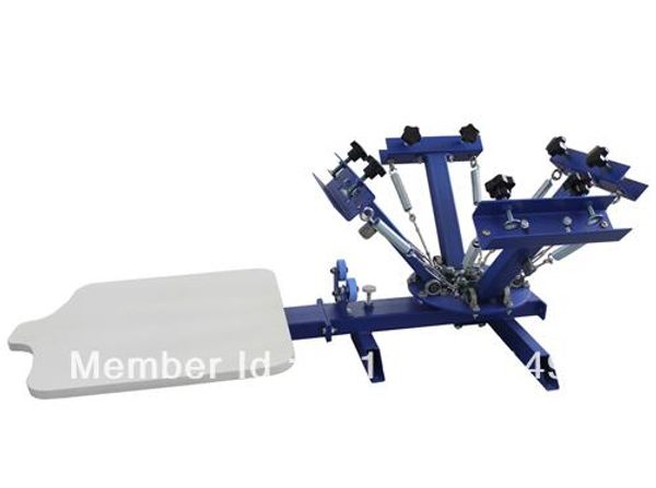 4 color 1 station silk screen printing machine t-shirt printer press equipment carouselFAST and FREE shipping! Cheap price