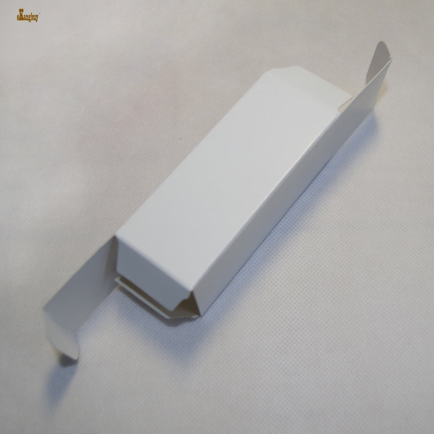 100pcs-lot 2.9x2.9x9.3cm White black kraft Paper Box DIY Lipstick Perfume Essential Oil Bottle packaging boxes paper craft pack
