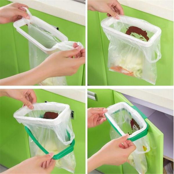 New Hanging Kitchen Garbage Bags Rack Storage Holders Practical Cupboard Cabinet Tailgate Stand