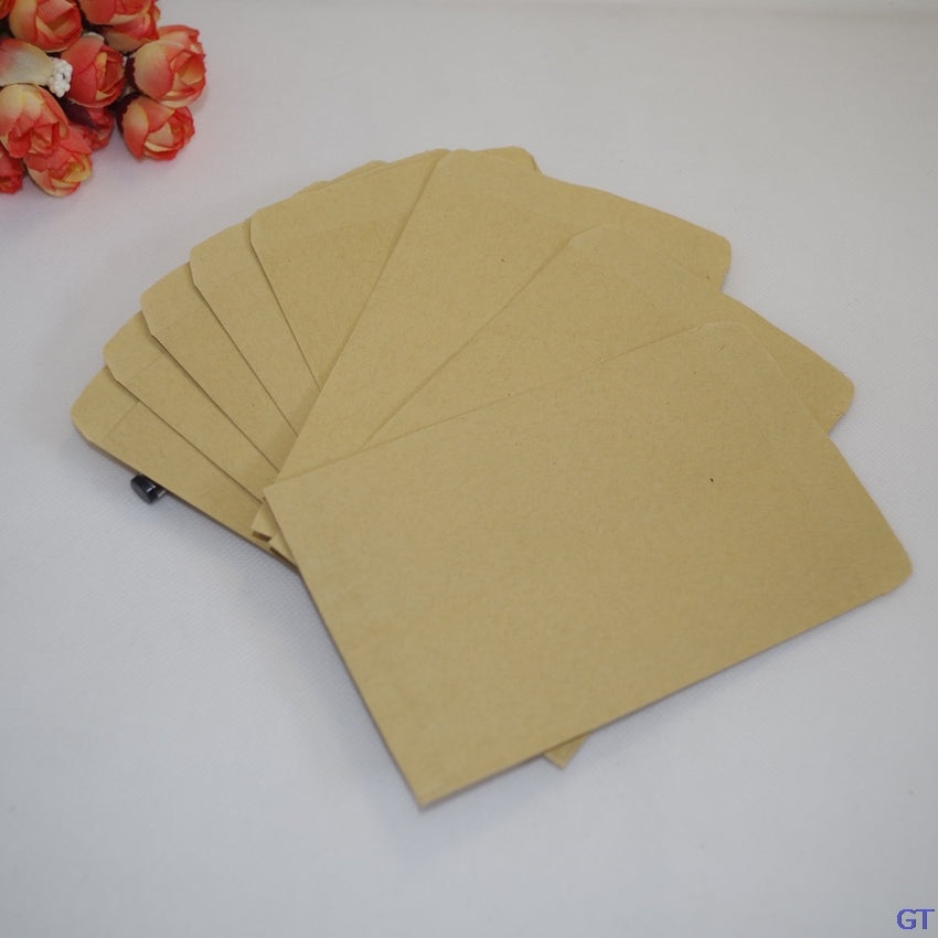 100pcs widthlength 9x13cm 12x18cm 6x10cm kraft paper brown seed bag crop pollination isolation sack packaging grow protective bags