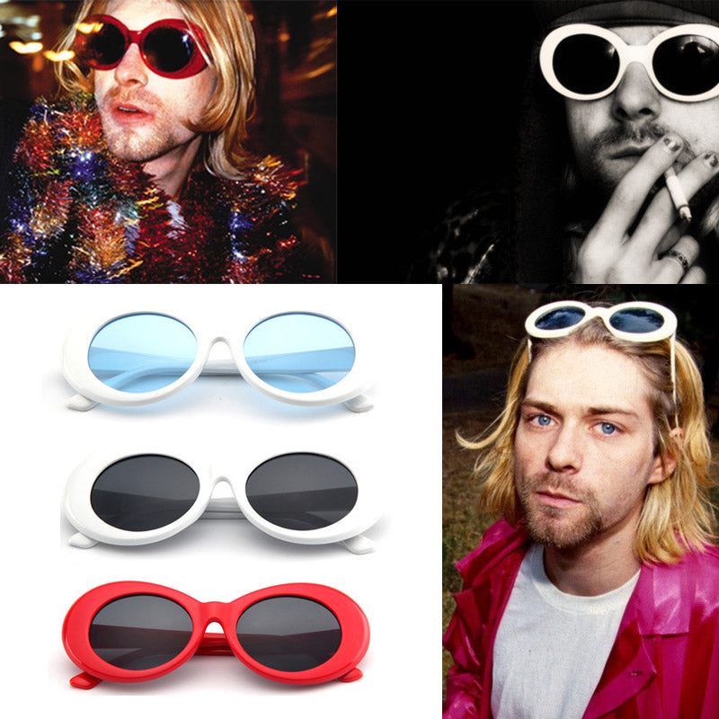 famous brand kurt glasses masculino bigbang Sunglasses cobain 5 designs UV400 Mirrored gafas de sol clout goggles