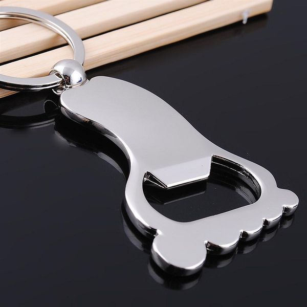 Wedding Gift Beer Opener Creative Design Personalized Foot Bottle Opener Keychain Keyring Baby Shower Favors wa4148