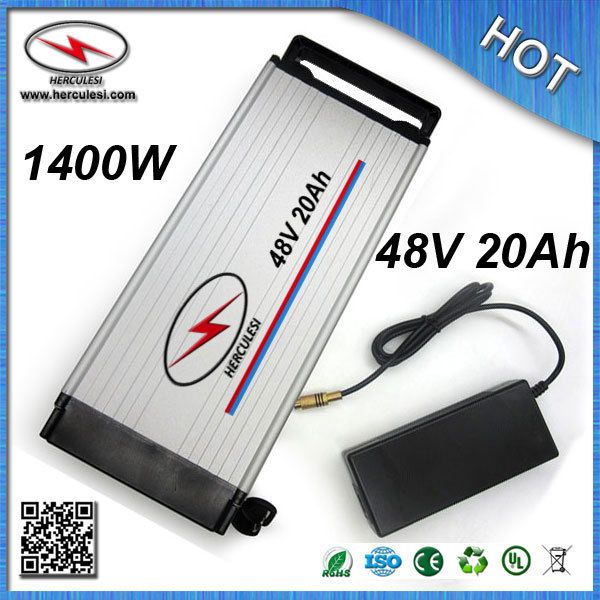 China manufacturer of Electric Bike Battery 48V 20Ah lithium ion battery 1000W built in 13S 30A BMS 3.7V 2.6Ah 18650 cell