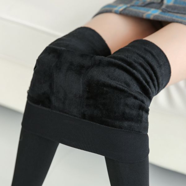 New Arrivals high quality Women Leggings Thicken Fur Warm Fitness Winter Velvet Stretch sport Lady Pants Woman Female Ankle-Length