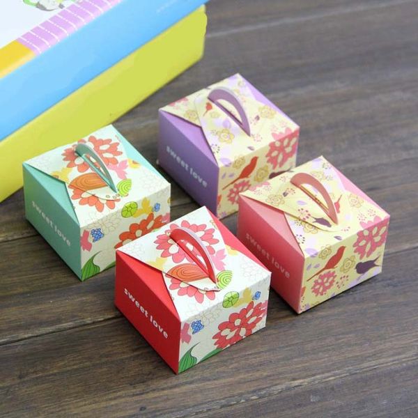 candy box bag chocolate paper gift package for Birthday Wedding Party favor Decor supplies DIY baby shower flower suitcase design