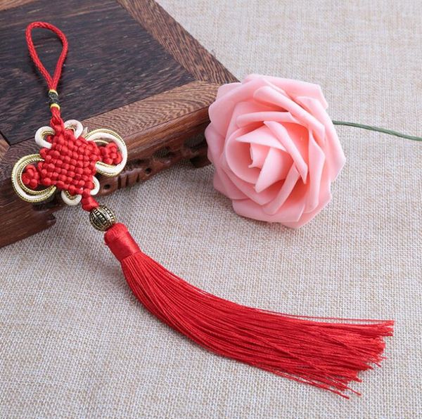 DIY accessories Chinese style household decorate gifts Pure handmade gold edge Bianfu your Chinese knot pendant free shipping FD10