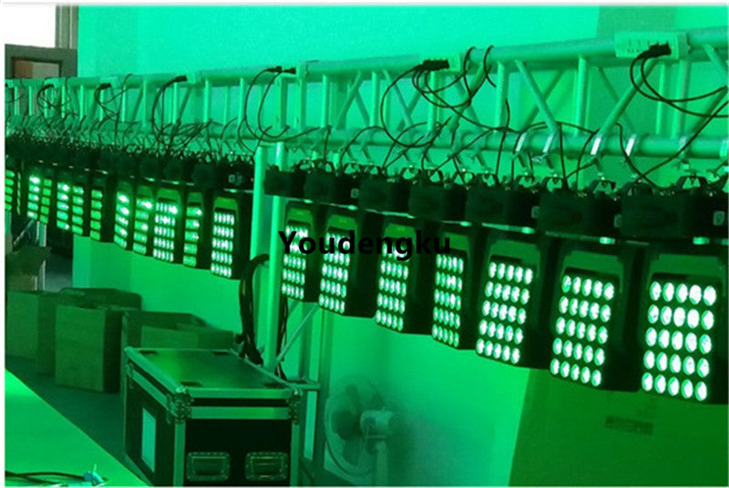 6pcs-lot 25 pieces square led moving head Magic Panel 25x10w RGBW led matrix blinder beam infinite moving head light