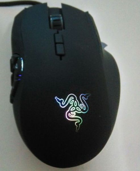 Razer Deathadder NAGA Hex V2 USB Wired Optical Computer Gaming Mouse 2000dpi Optical Sensor Mouse Razer Mouse Deathadder
