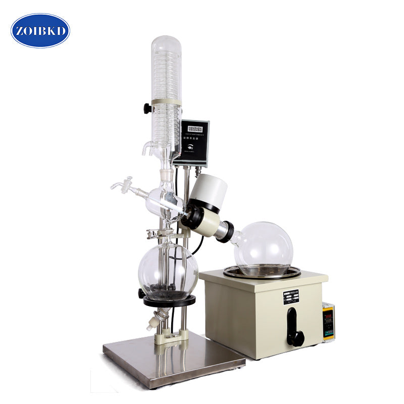 ZOIBKD U.S. Overseas Warehouses Including Tax Supply RE-501 High-Performance Laboratory Rotary Evaporator Equipment with Manual Lift Digital Heating