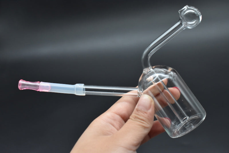 cheap bong Glass Oil Rigs Mini Glass smoking water Pipes hookah Blunt Bubbler smoking water bong with hose