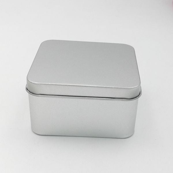 8.5*8.5*4.5cm High Quality Colorful Tea Caddy Tin Box Jewelry Storage Case Square Metal Candy Box wen5927