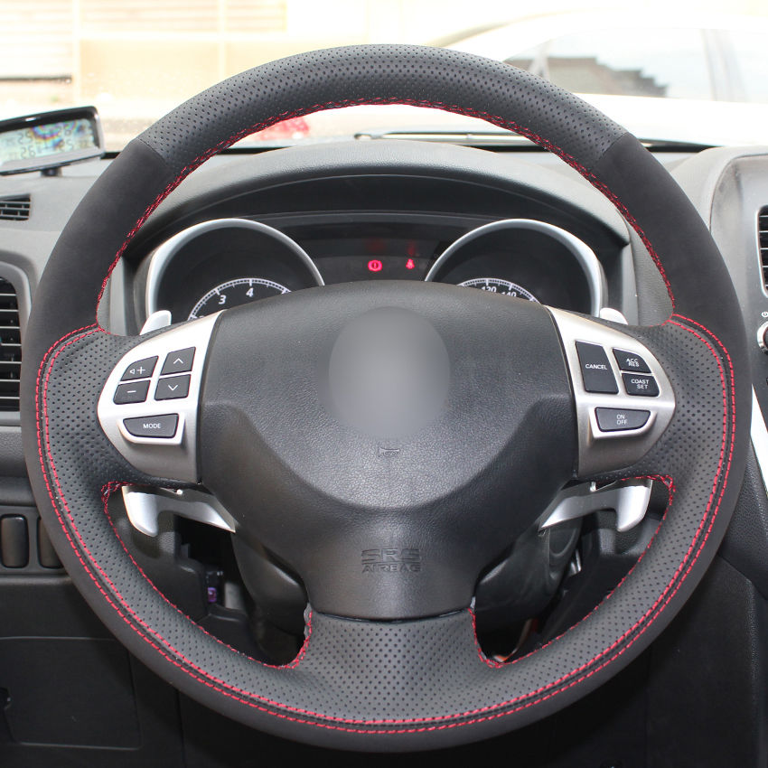 Hand-stitch Artificial Leather Steering Wheel Cover for Mitsubishi Lancer EX