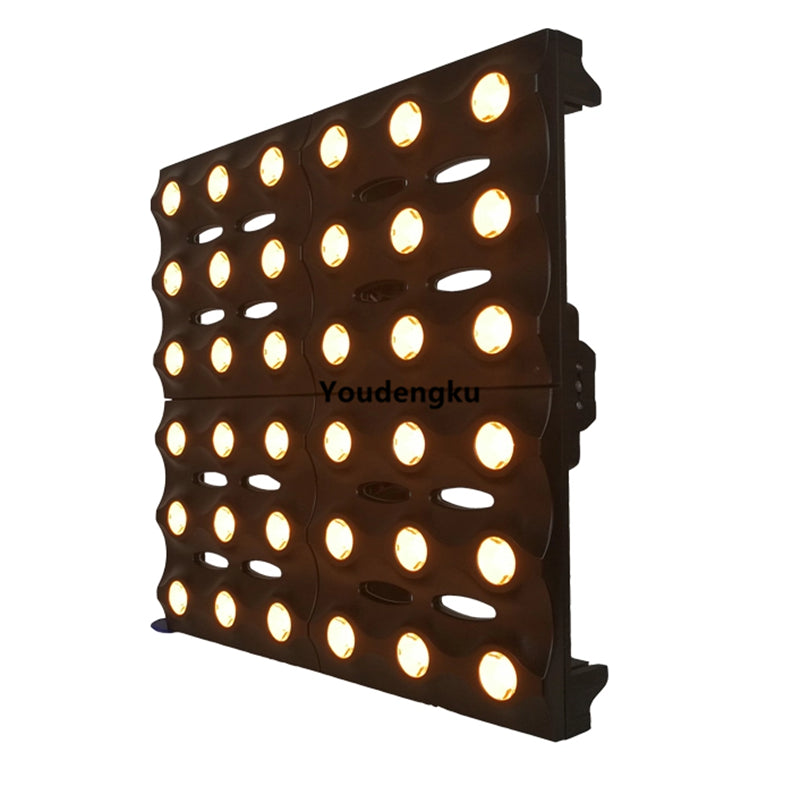 new products background lighting golden 36x3w Amber Led blinder beam light 6x6 led gold matrix light
