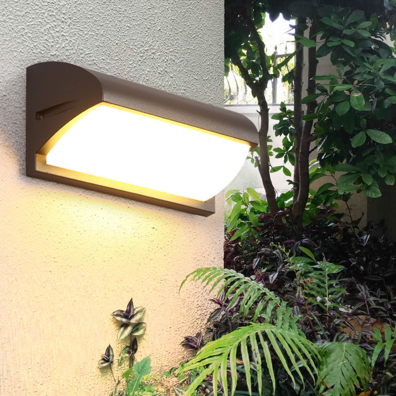Outdoor Wall Lamp Waterproof Exterior Wall Light Garden Sconce Household Rustproof Lighting Fixture