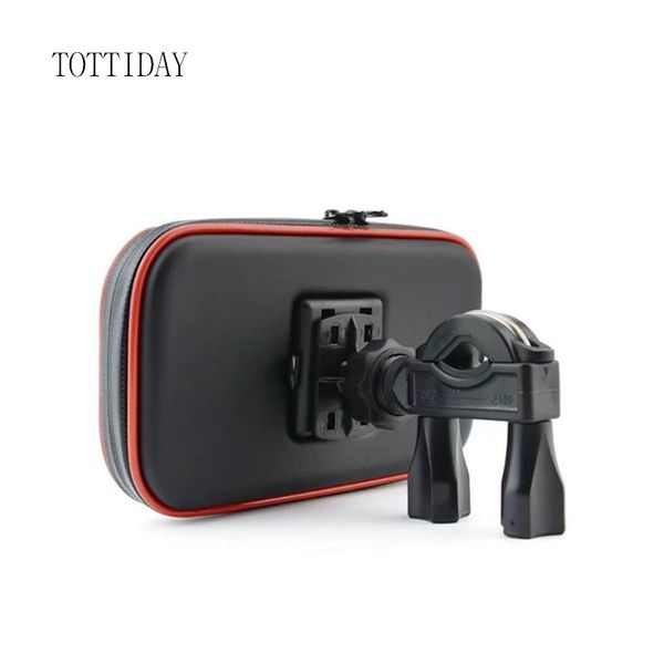 Motorcycle Phone Holder Support Mobile Moto Bicycle Stand For Iphone Smart Phones Bike Holder Waterproof Bag Stand GPS